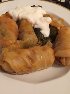 A picture of Stuffed Cabbage.