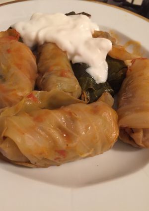 A picture of Stuffed Cabbage.