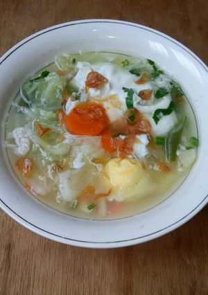 Foto resep Sup Telur Magicom Anak Kost