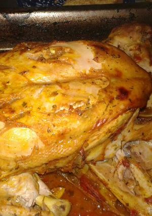 صورة لوصفة دجاجة في الفرن😋😊