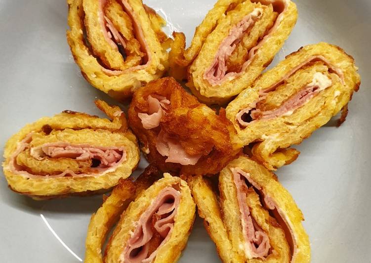 Step-by-Step Guide to Make Quick Rotolo di patate con prosciutto e formaggio