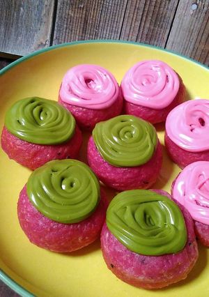 Foto resep Donat Buah Naga