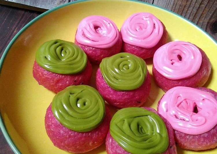 Resep Donat Buah Naga Anti Gagal