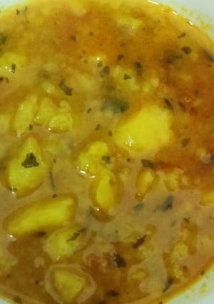 A picture of Aloo ki sabzi.
