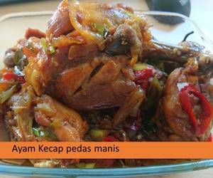 Resep Populer Ayam kecap pedas manis jualan di belanda Enak Sempurna