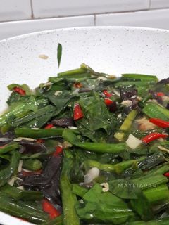 Foto resep Tumis genjer teri nasi