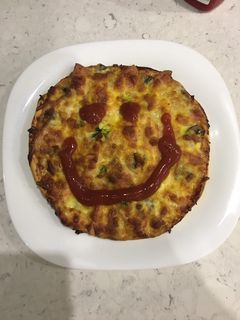 عکسی از دستور پیتزا با خمیر خونگی🍕🍕