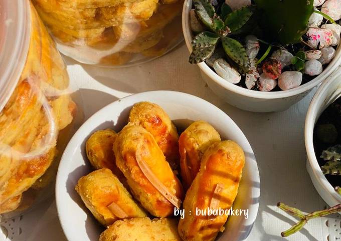 Langkah Mudah untuk Membuat Kastangle / Kue Kering Keju, Lezat Sekali