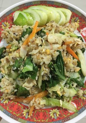 รูปของ “ข้าวผัดสันในไก่”