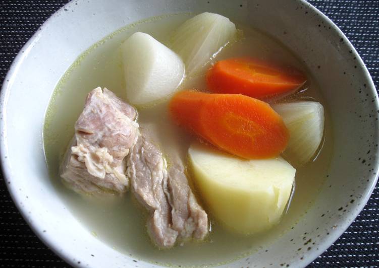 Steps to Prepare Favorite Salted Pork Stew