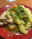 Pollo arvejado con arroz 🍗