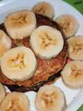 Banana oatmeal pancake