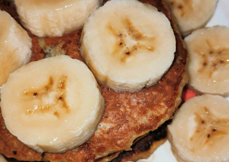 Masakan Populer Banana oatmeal pancake Mantul Banget