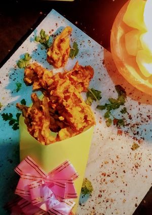 A picture of Vegetable fritters.