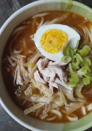 Foto resep Tomato ramen/Ramen kuah tomat/Mi kuah tomat