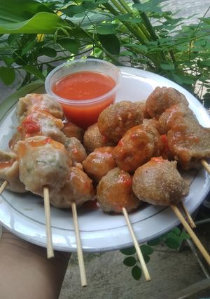 Foto resep Pentol Jajanan Anak SD (saos goang)