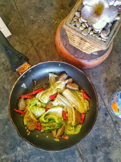 Foto resep Tumis sawi putih pedas