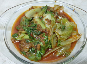 沙茶炒青菜 的食譜成品照片
