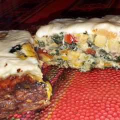 Una foto de Budín de verduras