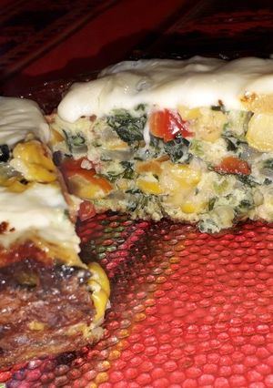 Una foto de Budín de verduras