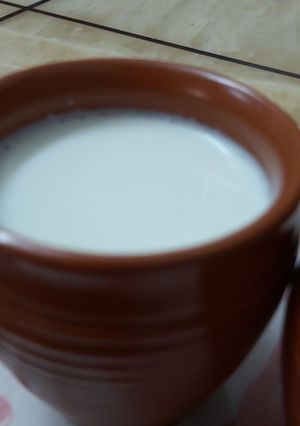 A picture of Greek yogurt at Home.