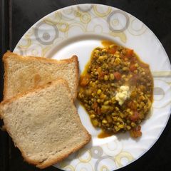 A picture of Sprout Mung Bhaji.