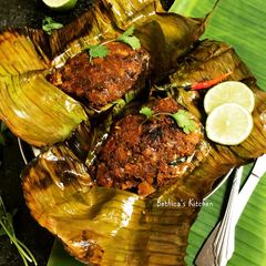 A picture of Meen Pollichathu.
