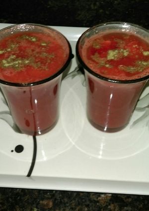 A picture of WaterMelon and Kokum shot.