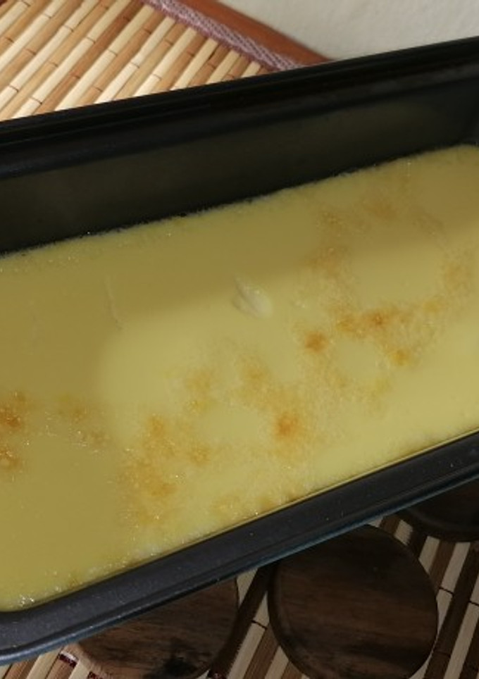 Una foto de Flan de huevo y vainilla