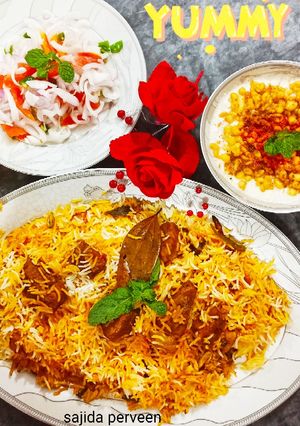 A picture of Special beef briyani.