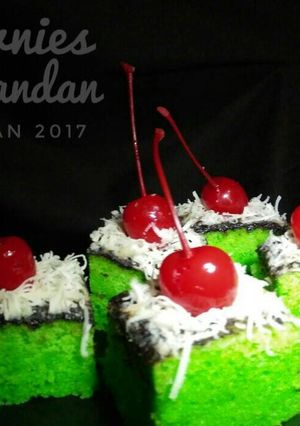 Foto resep BROWNIES Kukus Pandan