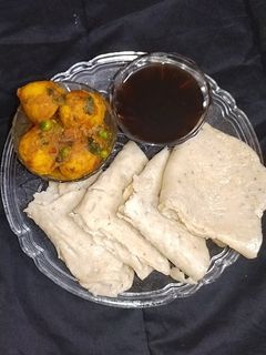 A picture of Soru Chakli Pithe.