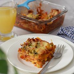 Vegetable Lasagna A picture of Vegetable Lasagna.