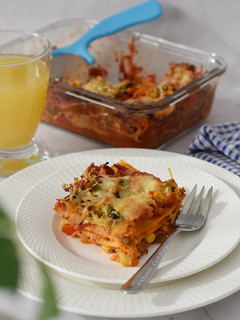 A picture of Vegetable Lasagna.