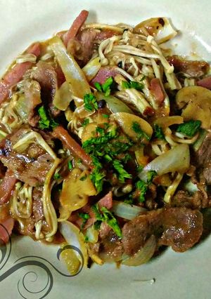 Foto resep Enoki Daging Sapi