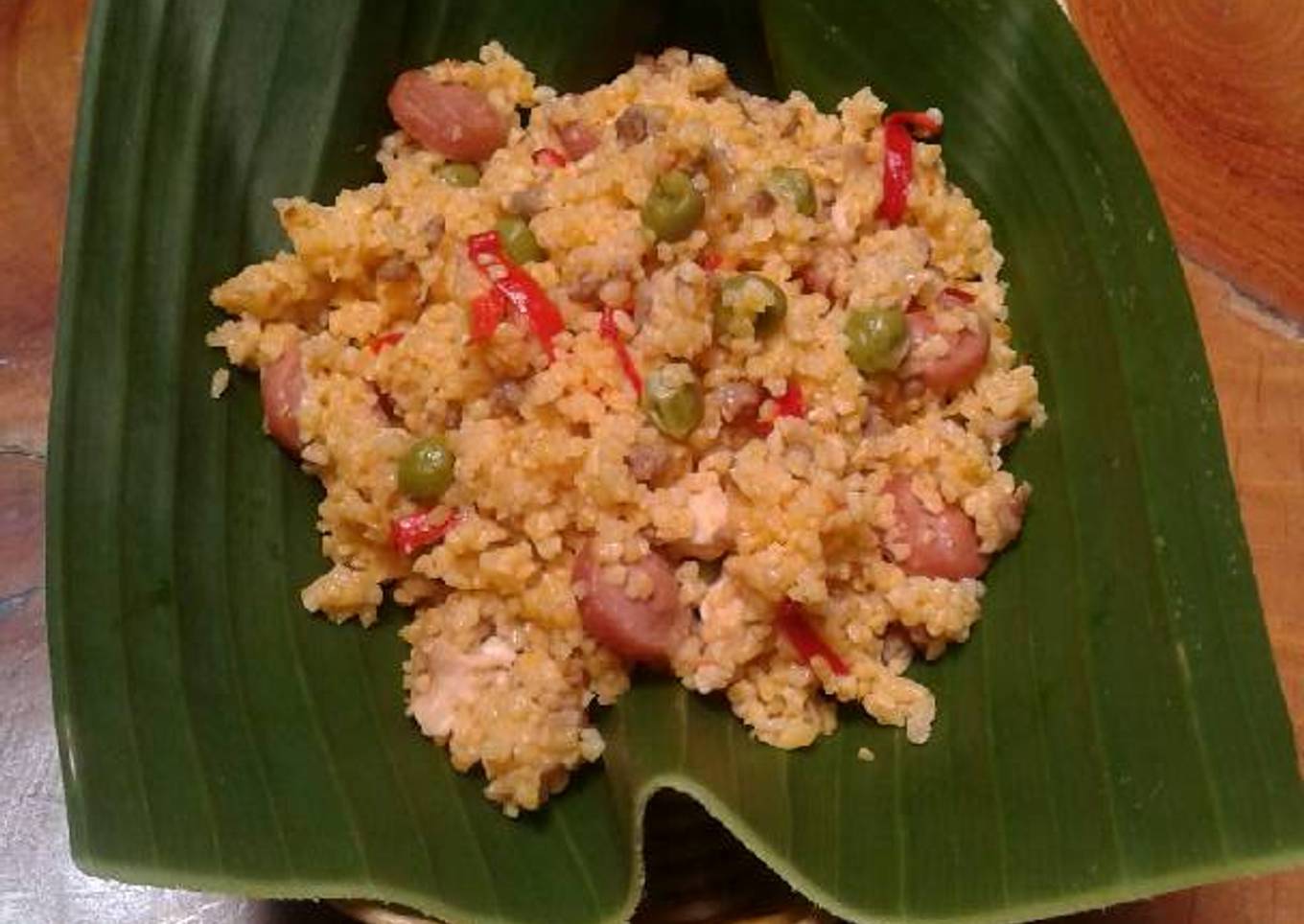 Nasi jagung gurih istimewa