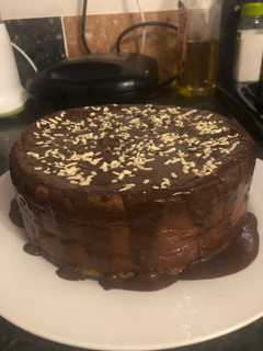 Una foto de Cheesecake de Nutella