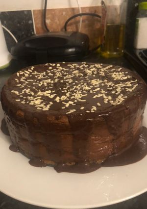 Una foto de Cheesecake de Nutella