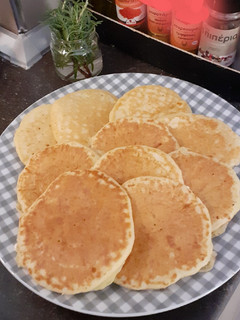 Φωτογραφία της συνταγής Αλμυρά Pancakes με φέτα και παρμεζάνα!