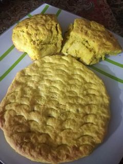 عکسی از دستور تافتون با خمیر نانوایی