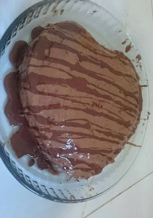 صورة لوصفة كيكة تشوكليت سهلة وبسيطة