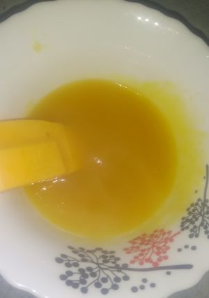 Una foto de Coulis de durazno