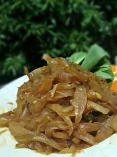 Foto resep Oseng kates pedas manis