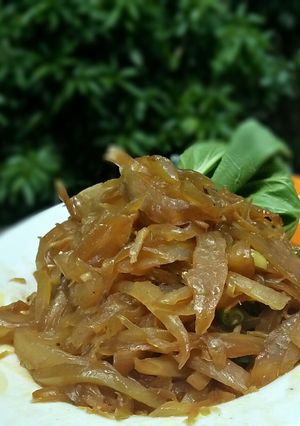Foto resep Oseng kates pedas manis