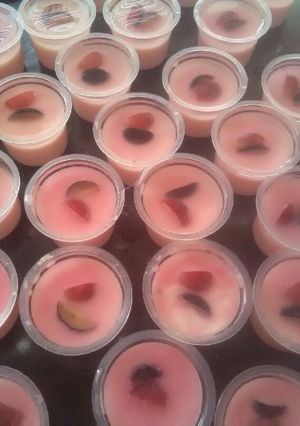 Foto resep Puding strawbery lechy