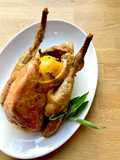 Roasted Guinea fowl