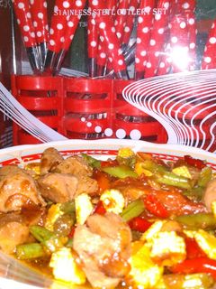 Foto resep Tumis bakso, jagung muda dan buncis🌹