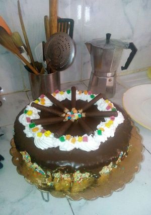 صورة لوصفة كعكة الشكولاتة