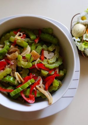 Foto resep Tumis Pare ikan Teri