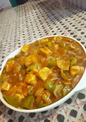 A picture of Chilli Paneer.